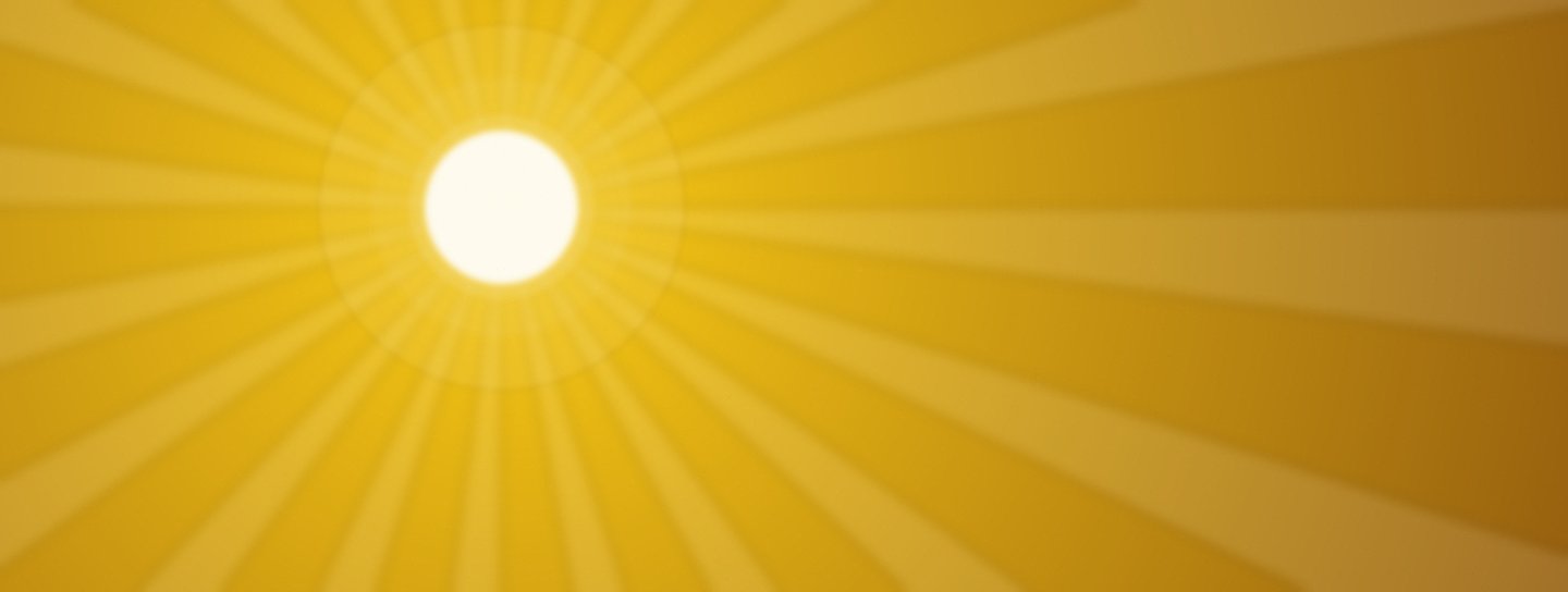Helle Tageslichtlampe auf einem Schreibtisch am frühen Morgen